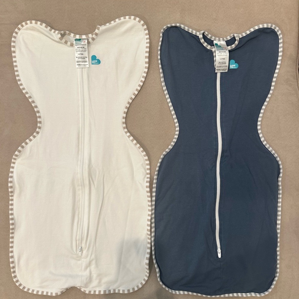SOLD Love to Dream Swaddle UP - Colors Denim and Cream